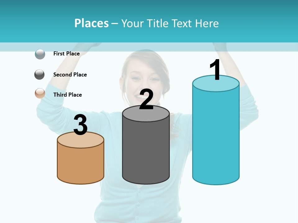 Beautiful Cheerful Card PowerPoint Template