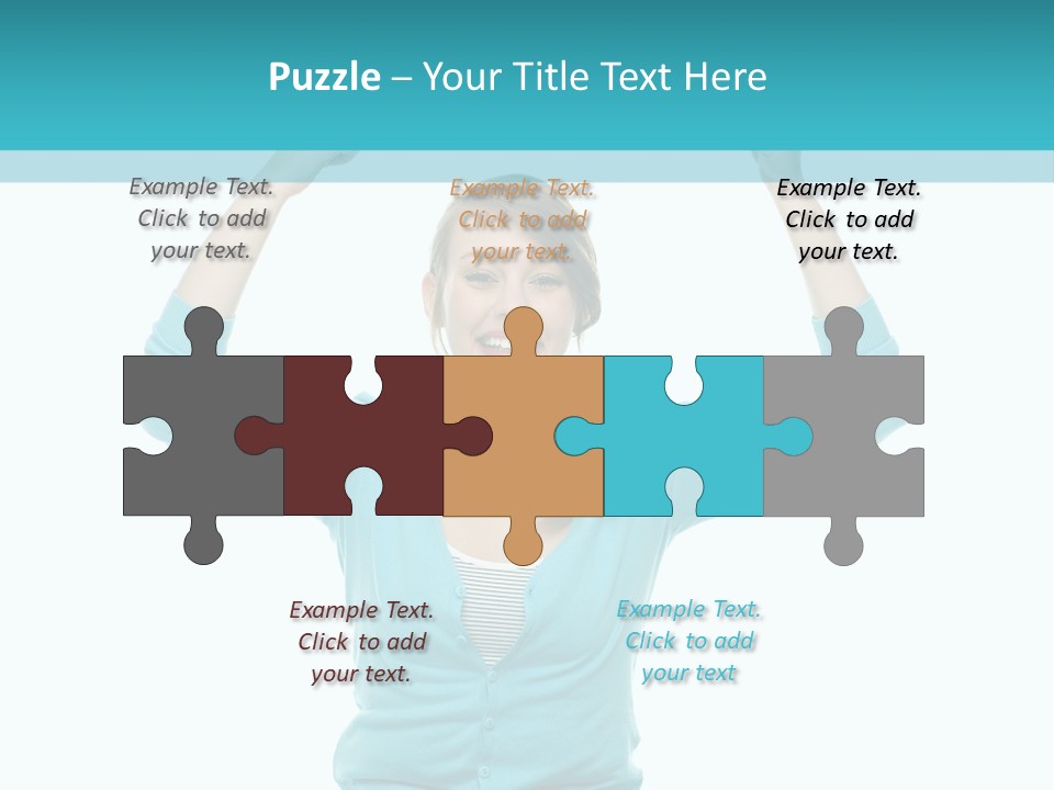 Beautiful Cheerful Card PowerPoint Template