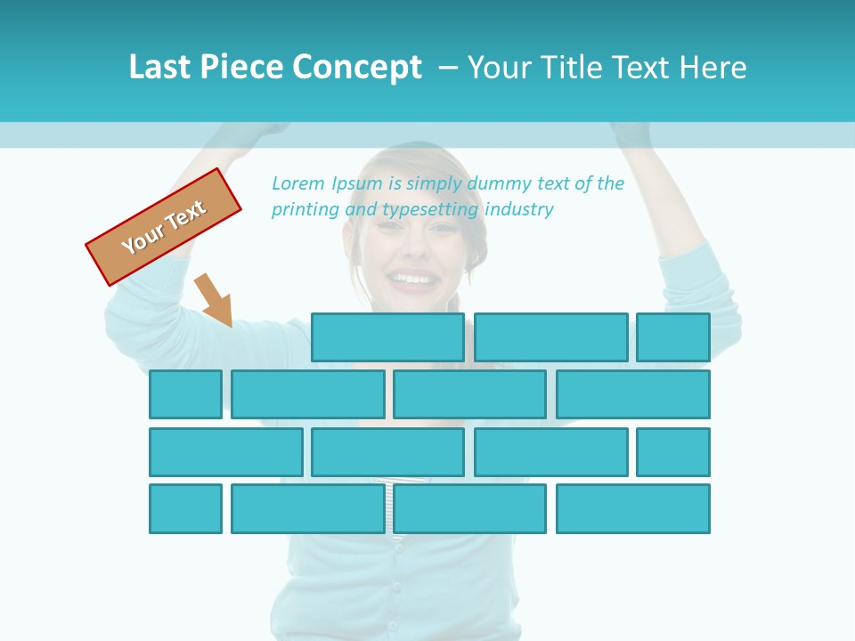 Beautiful Cheerful Card PowerPoint Template