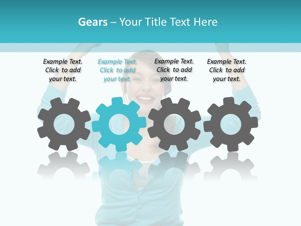 Beautiful Cheerful Card PowerPoint Template