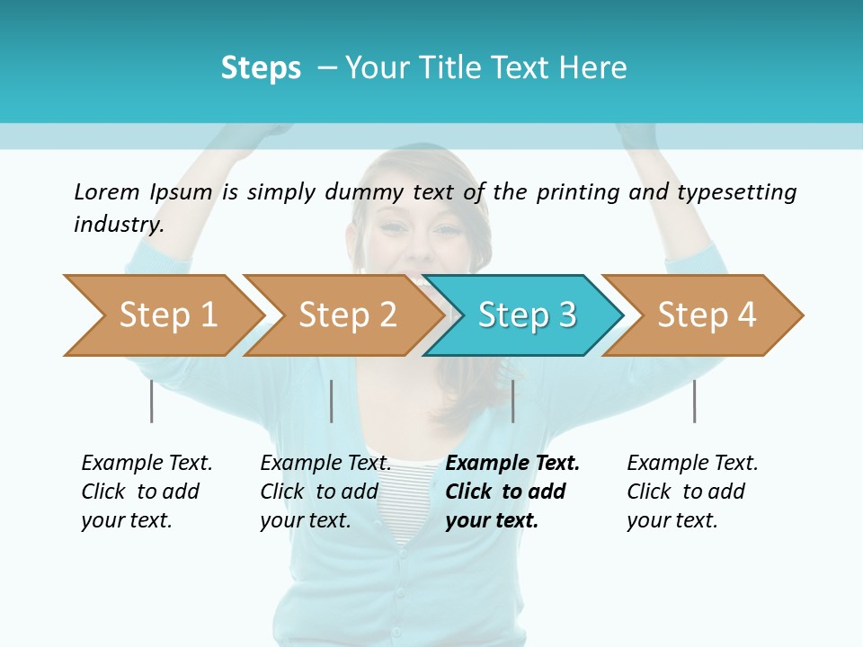 Beautiful Cheerful Card PowerPoint Template