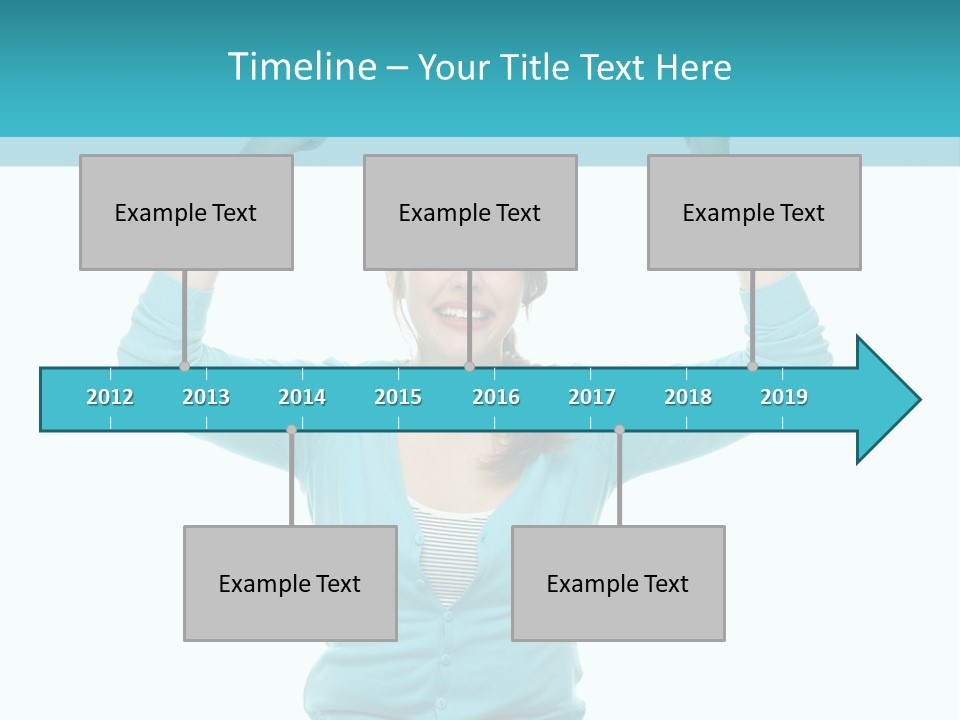 Beautiful Cheerful Card PowerPoint Template