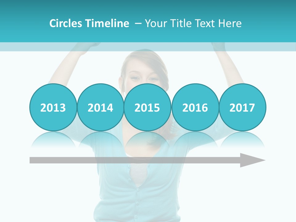 Beautiful Cheerful Card PowerPoint Template