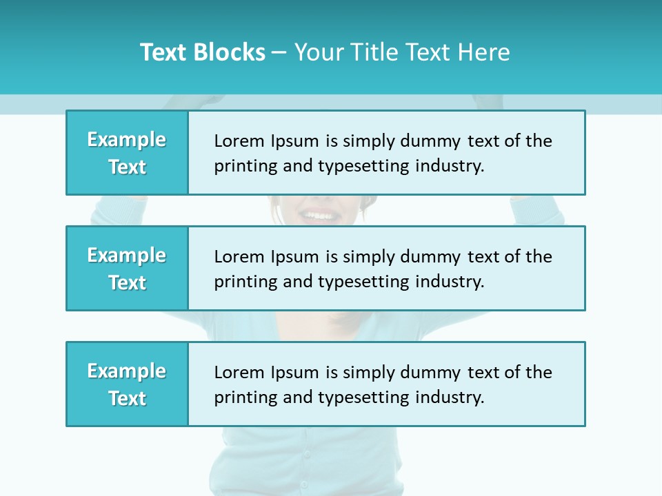 Beautiful Cheerful Card PowerPoint Template