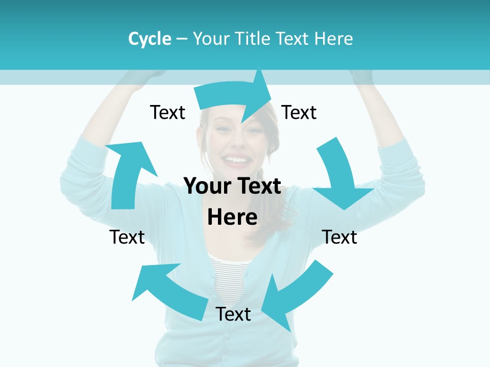 Beautiful Cheerful Card PowerPoint Template