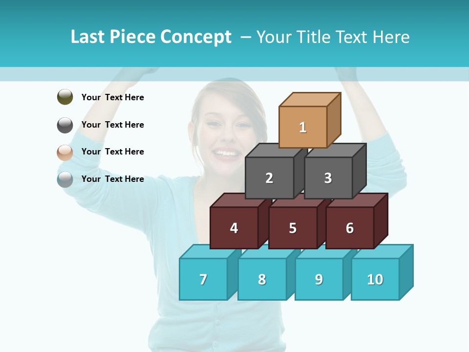 Beautiful Cheerful Card PowerPoint Template