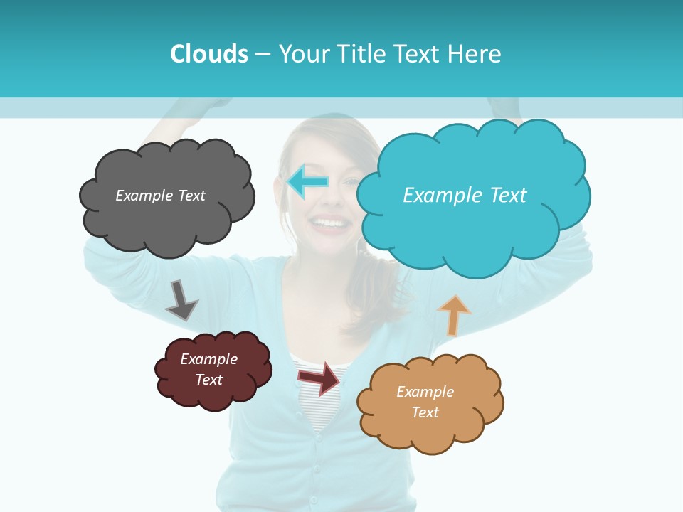 Beautiful Cheerful Card PowerPoint Template