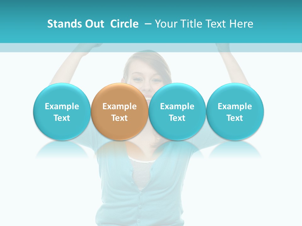 Beautiful Cheerful Card PowerPoint Template