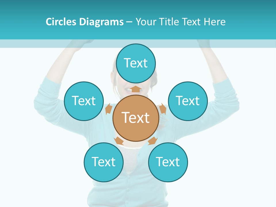 Beautiful Cheerful Card PowerPoint Template