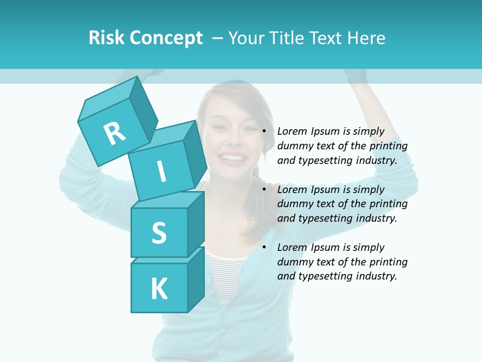 Beautiful Cheerful Card PowerPoint Template