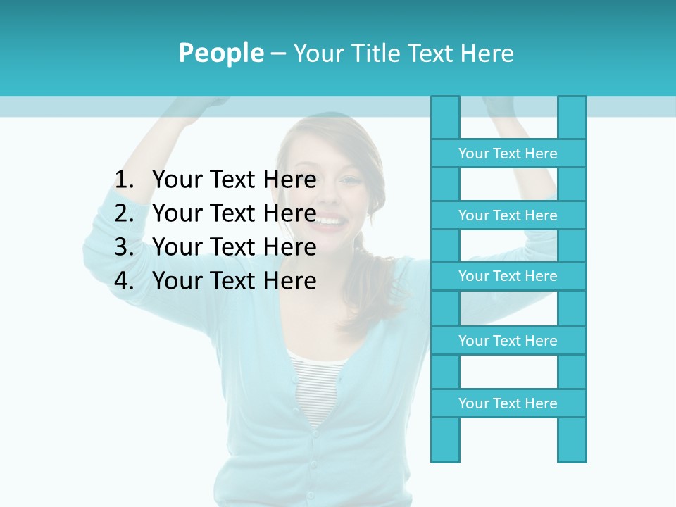 Beautiful Cheerful Card PowerPoint Template