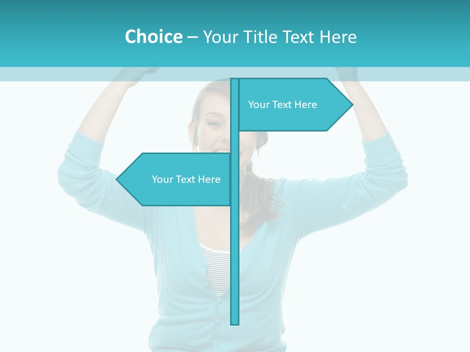 Beautiful Cheerful Card PowerPoint Template