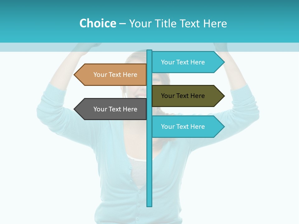 Beautiful Cheerful Card PowerPoint Template