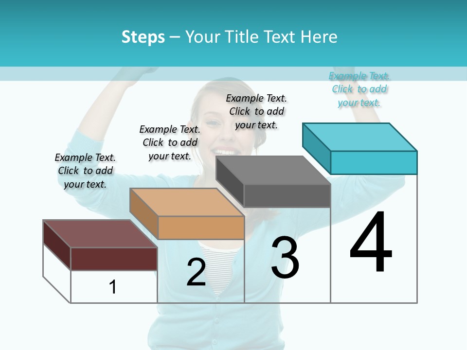 Beautiful Cheerful Card PowerPoint Template