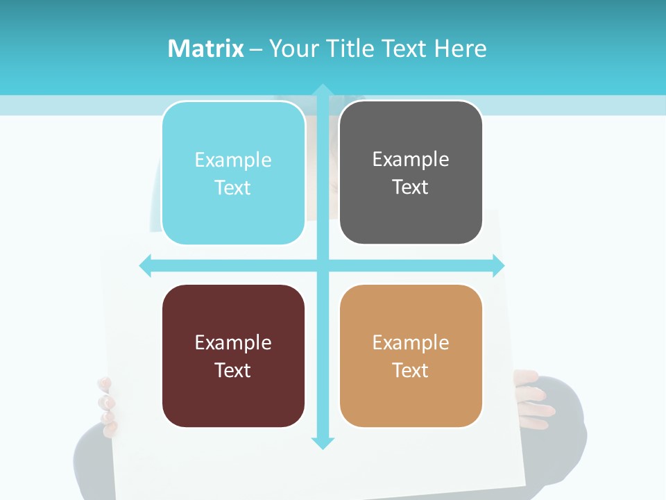 Advertisement Casual Girl PowerPoint Template