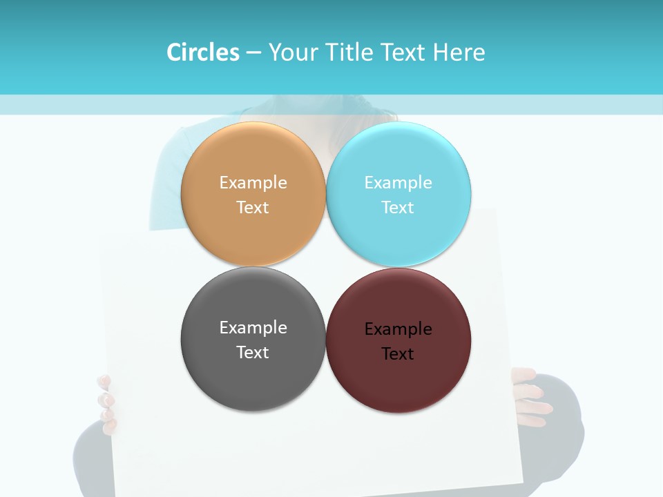 Advertisement Casual Girl PowerPoint Template