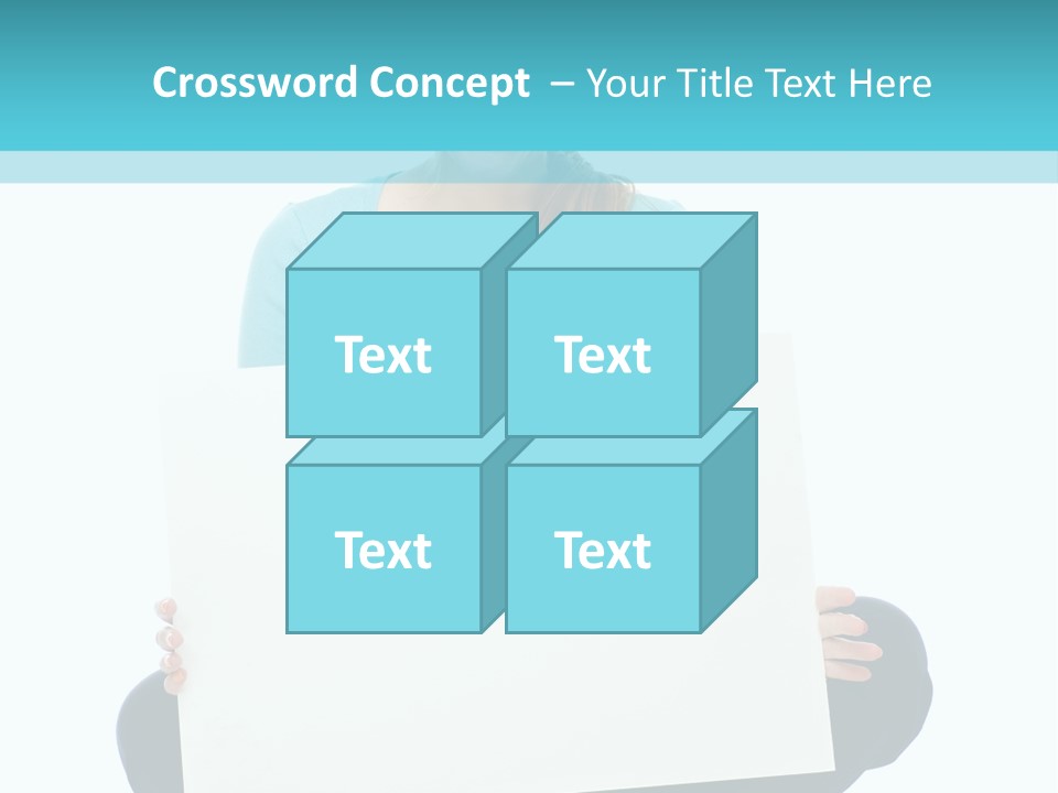 Advertisement Casual Girl PowerPoint Template