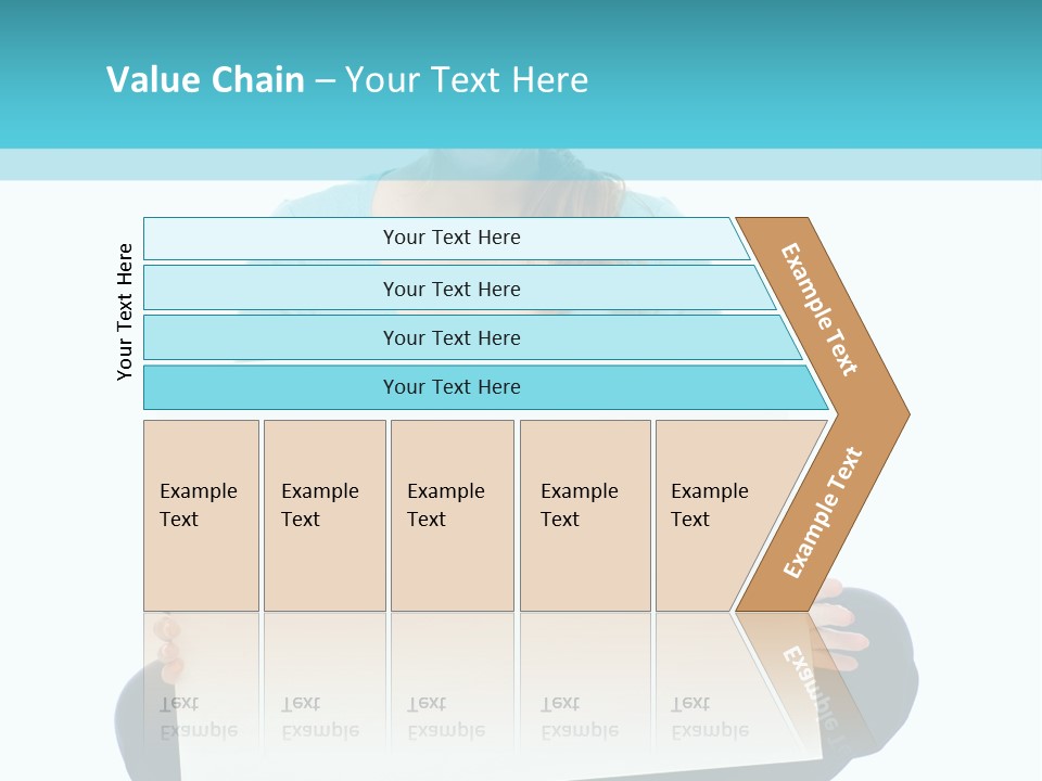 Advertisement Casual Girl PowerPoint Template