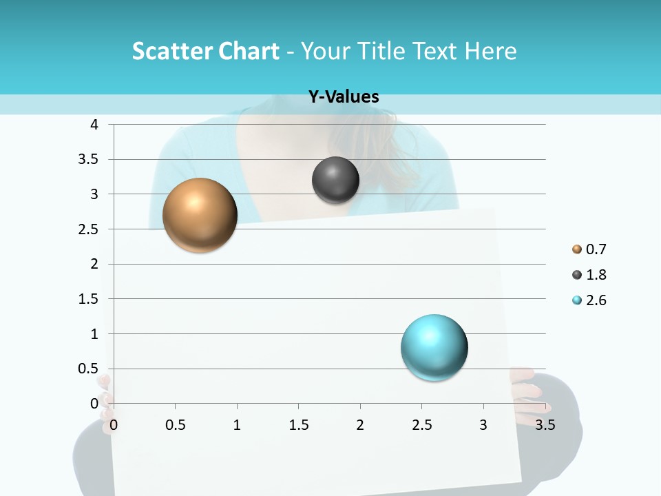 Advertisement Casual Girl PowerPoint Template