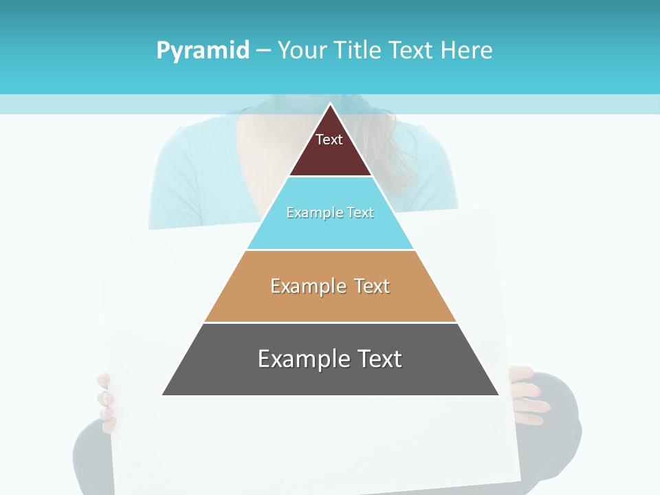 Advertisement Casual Girl PowerPoint Template