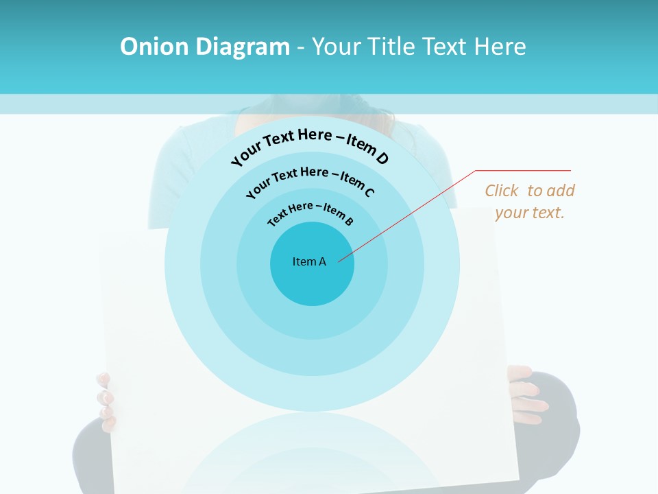 Advertisement Casual Girl PowerPoint Template