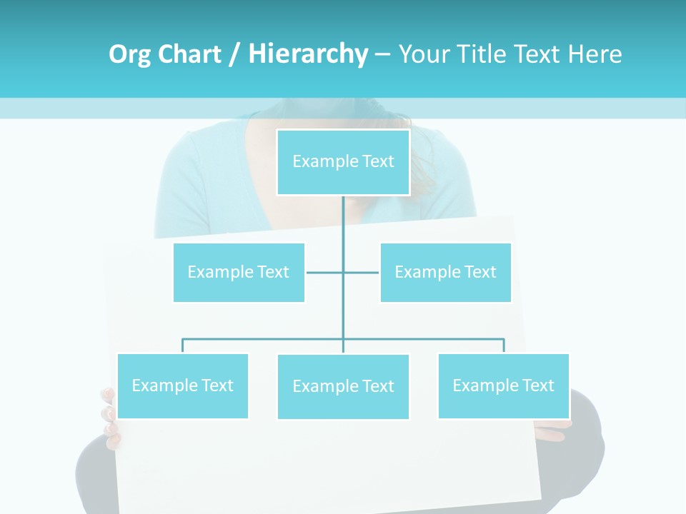 Advertisement Casual Girl PowerPoint Template