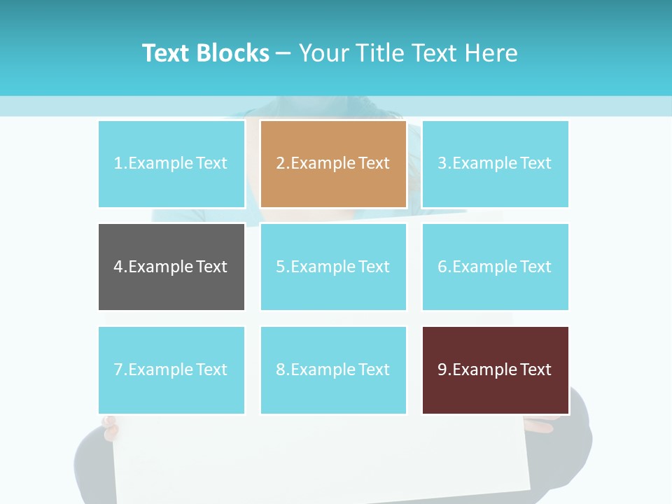 Advertisement Casual Girl PowerPoint Template