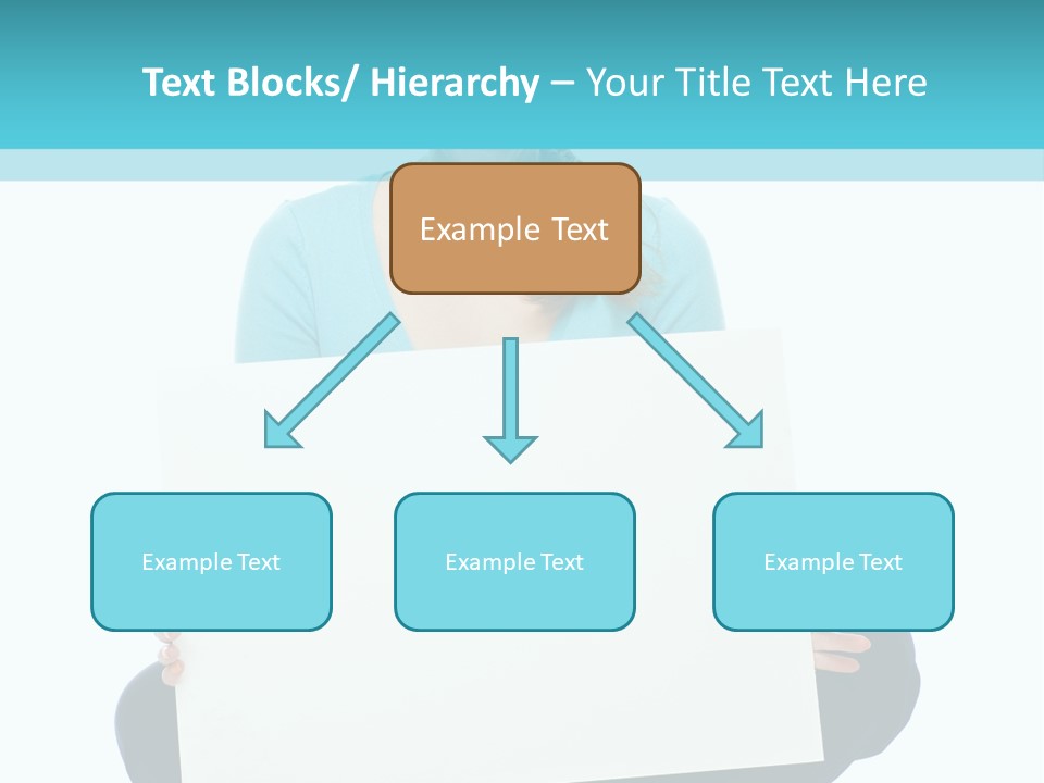 Advertisement Casual Girl PowerPoint Template