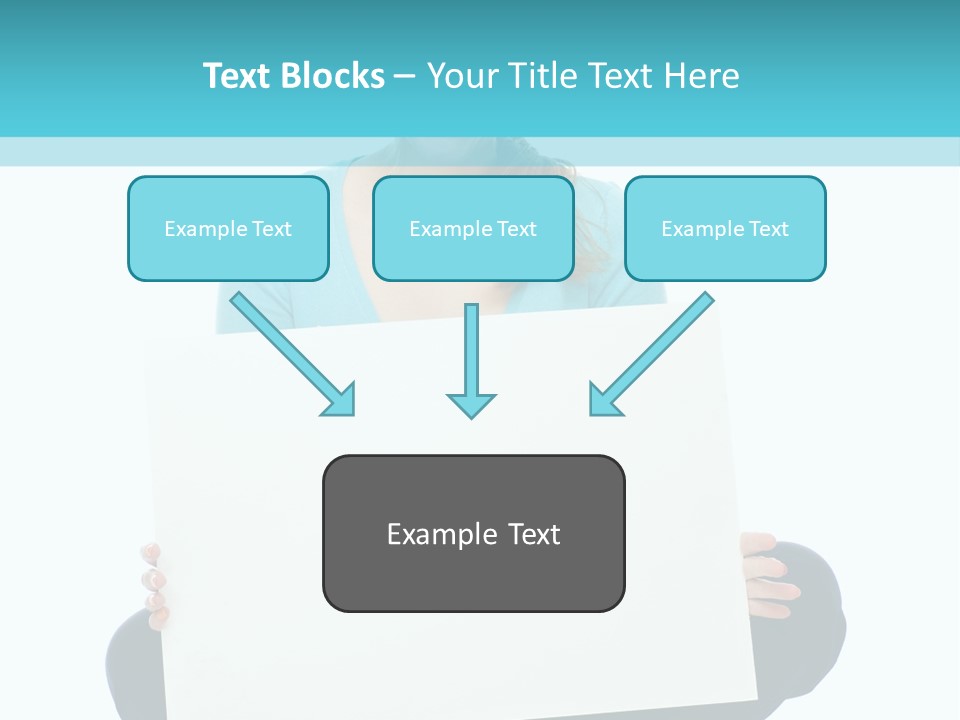 Advertisement Casual Girl PowerPoint Template