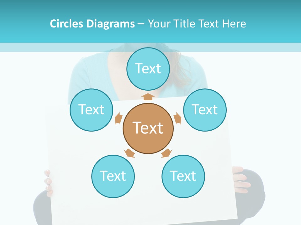 Advertisement Casual Girl PowerPoint Template