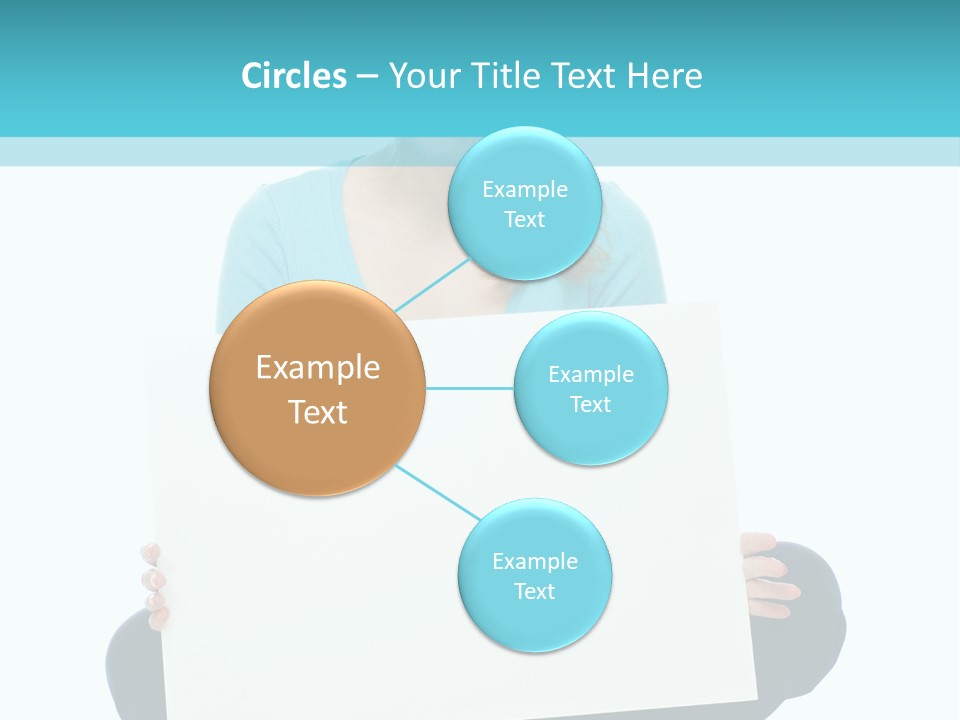 Advertisement Casual Girl PowerPoint Template