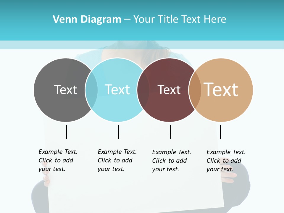 Advertisement Casual Girl PowerPoint Template