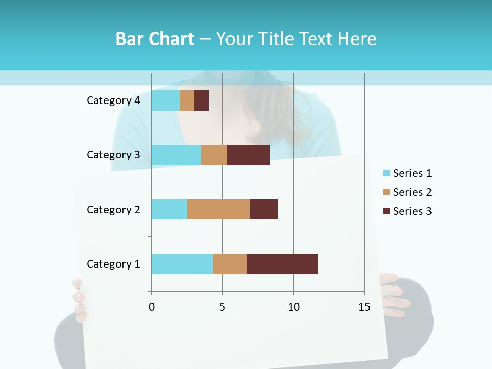 Advertisement Casual Girl PowerPoint Template