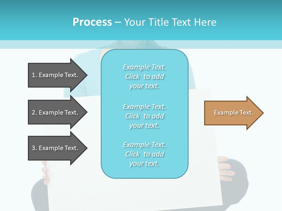 Advertisement Casual Girl PowerPoint Template