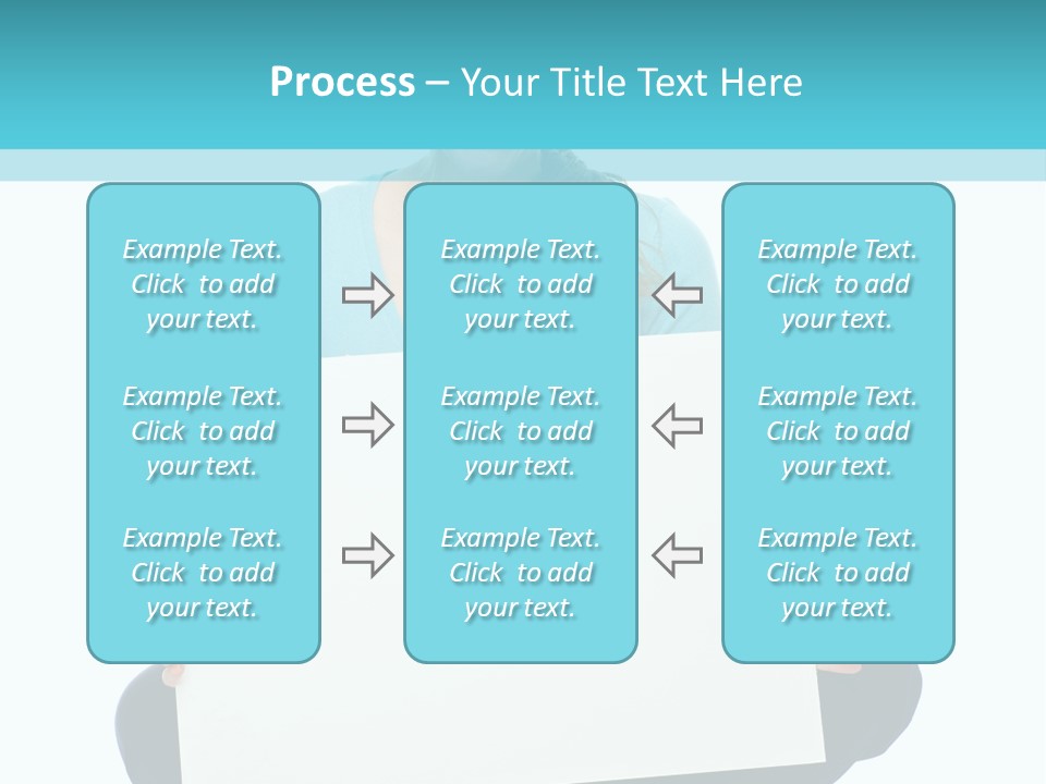 Advertisement Casual Girl PowerPoint Template