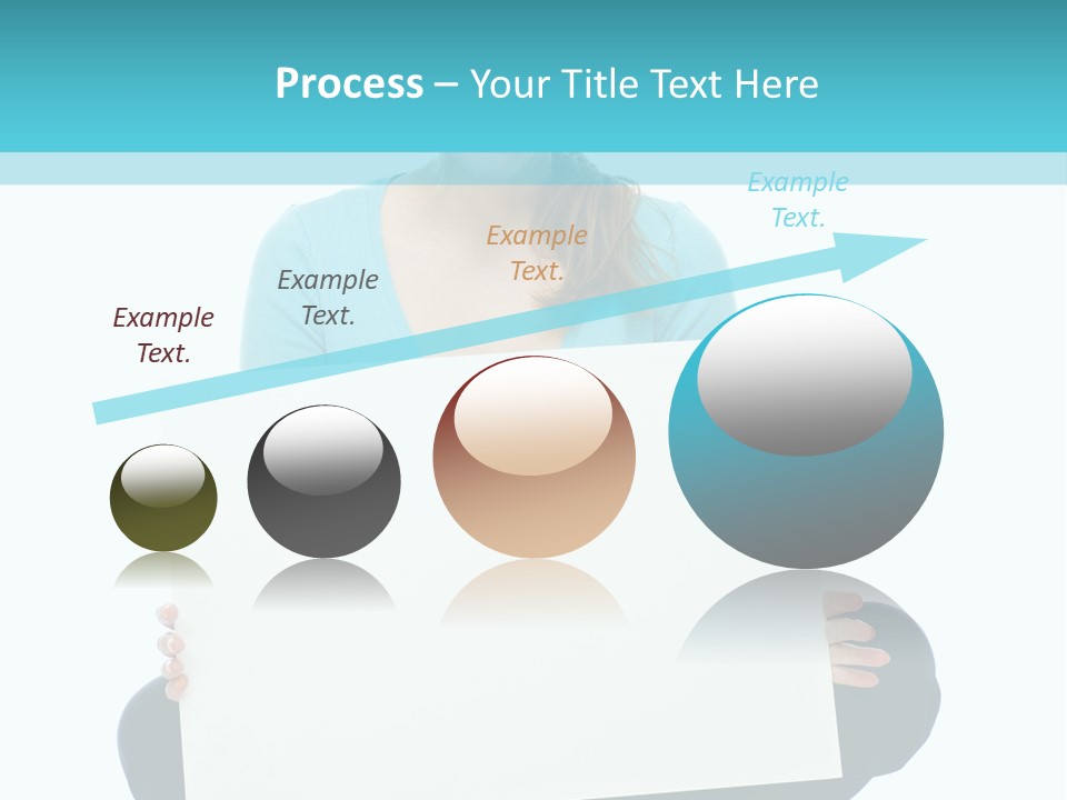 Advertisement Casual Girl PowerPoint Template