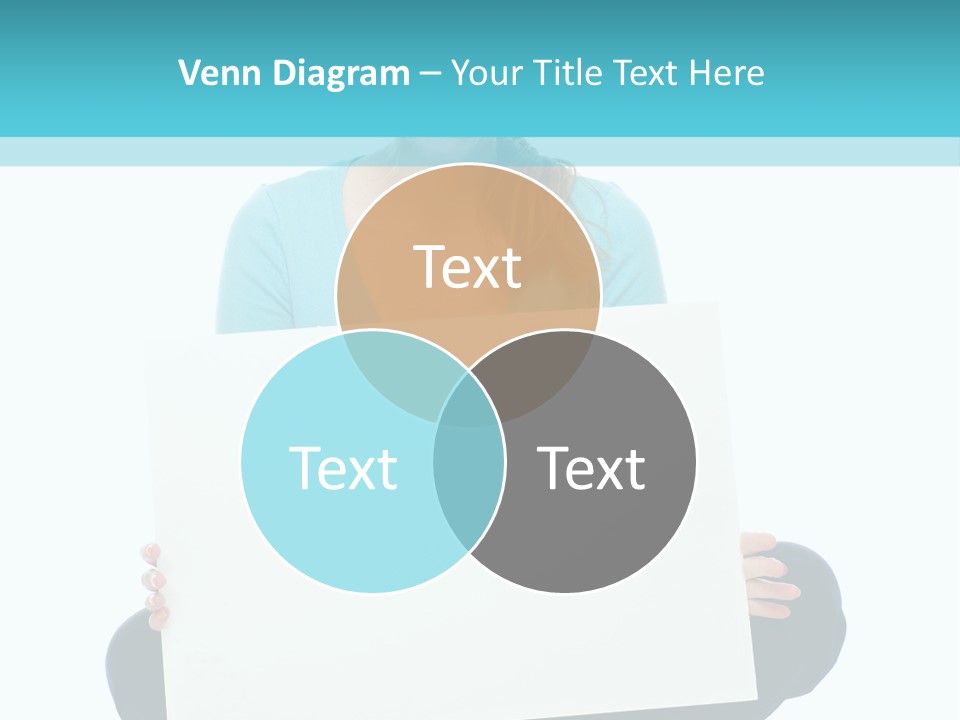 Advertisement Casual Girl PowerPoint Template