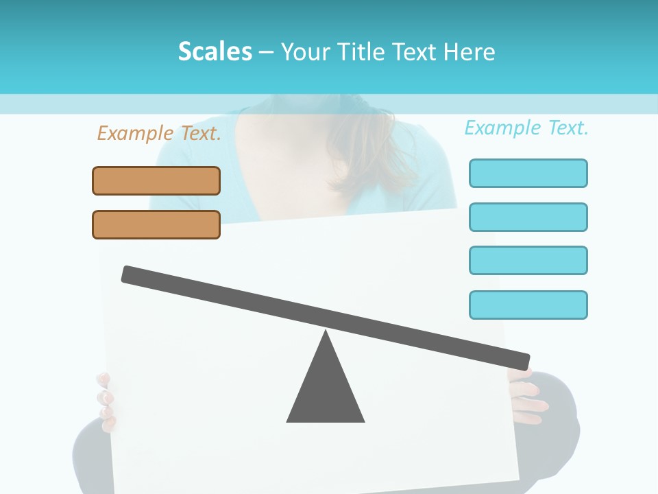 Advertisement Casual Girl PowerPoint Template