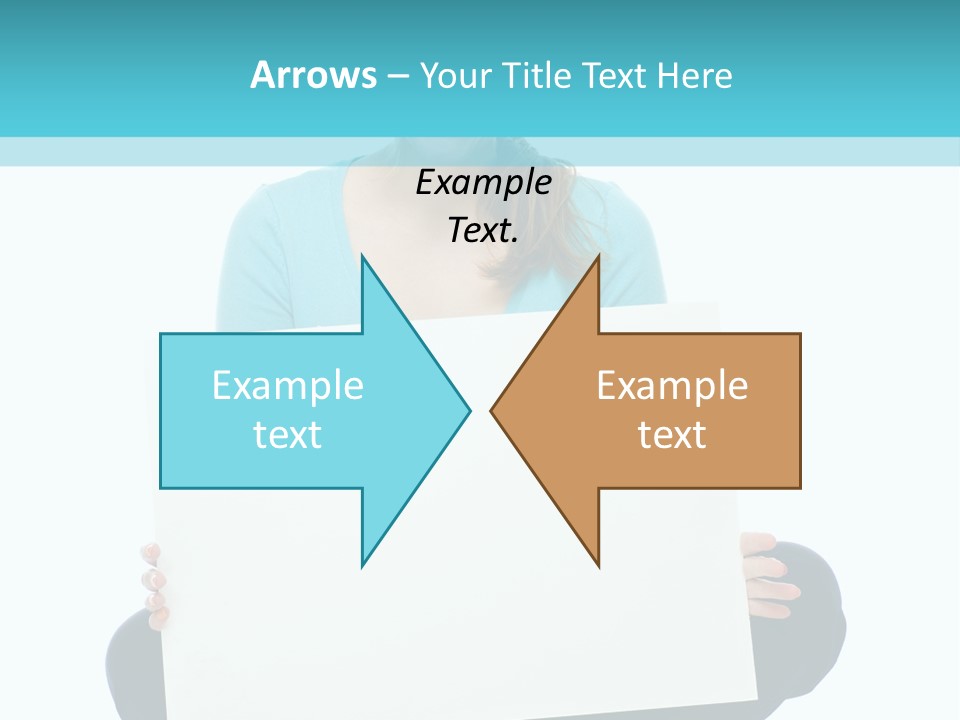 Advertisement Casual Girl PowerPoint Template