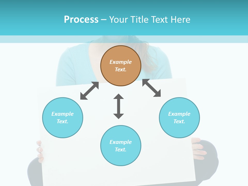 Advertisement Casual Girl PowerPoint Template