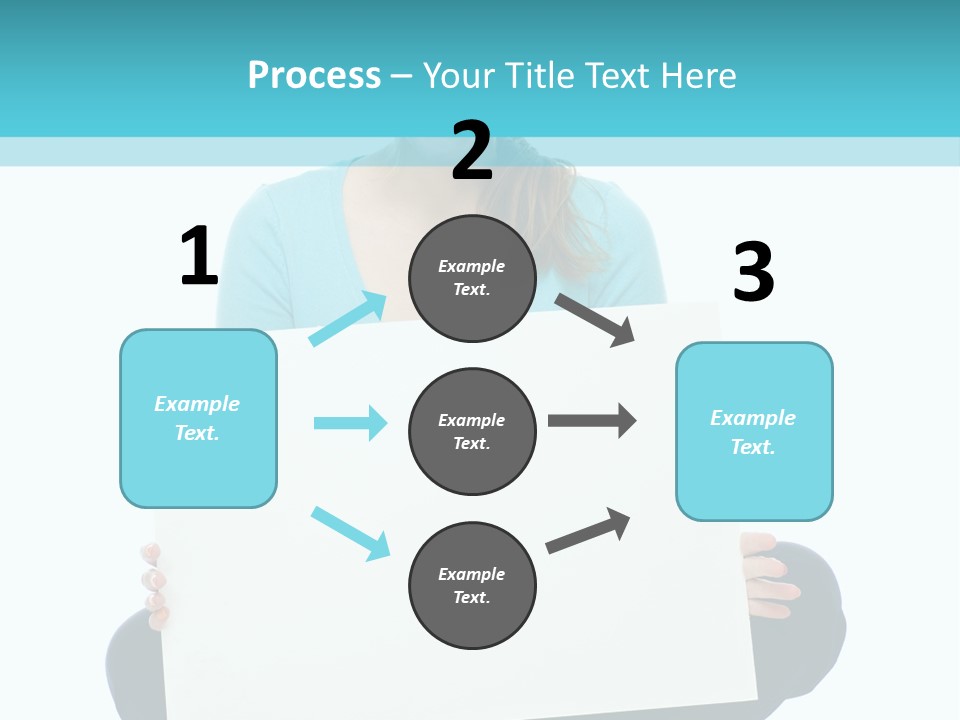 Advertisement Casual Girl PowerPoint Template