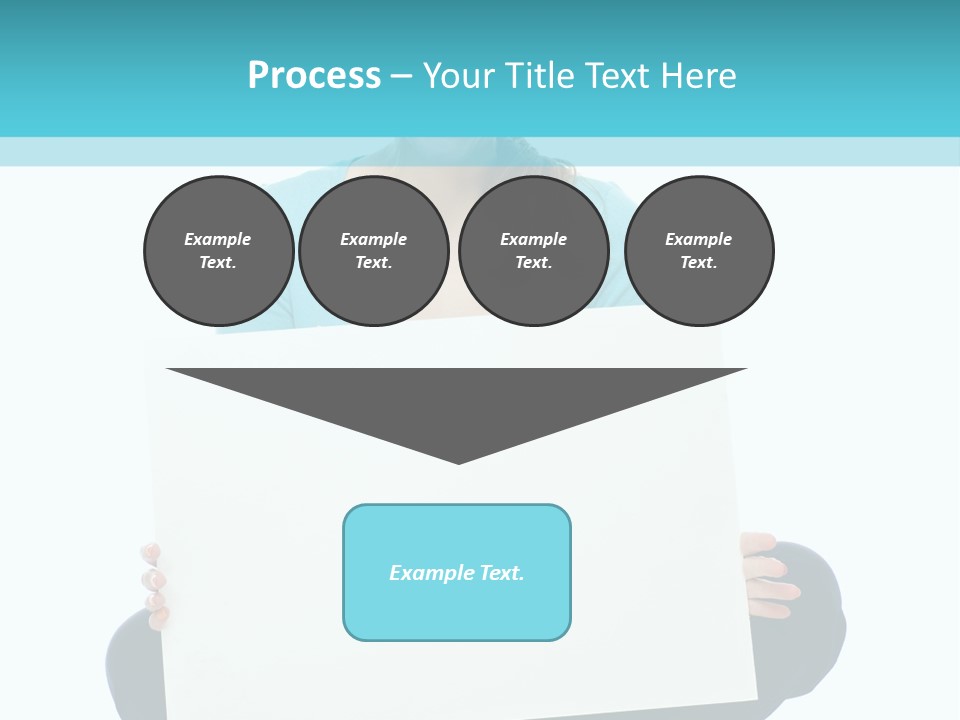 Advertisement Casual Girl PowerPoint Template