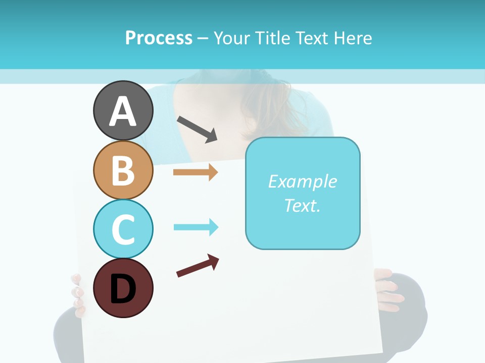 Advertisement Casual Girl PowerPoint Template