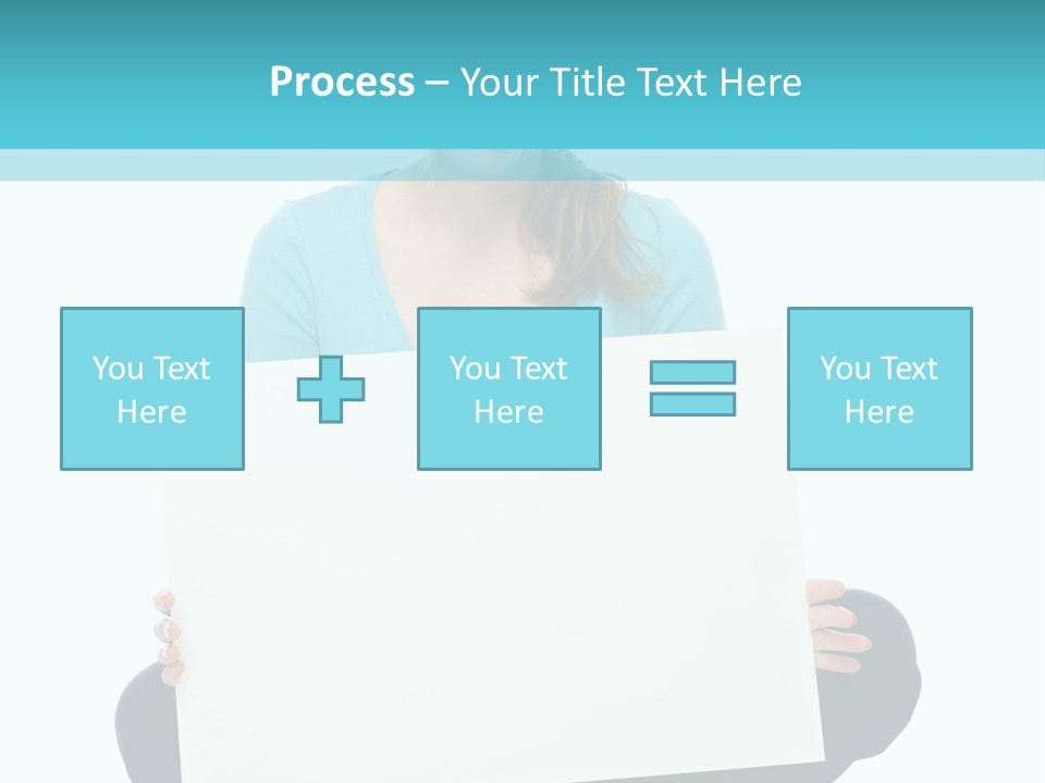 Advertisement Casual Girl PowerPoint Template