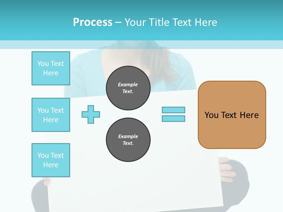 Advertisement Casual Girl PowerPoint Template