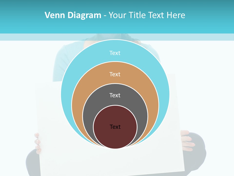 Advertisement Casual Girl PowerPoint Template