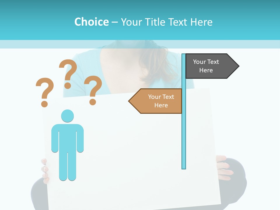 Advertisement Casual Girl PowerPoint Template