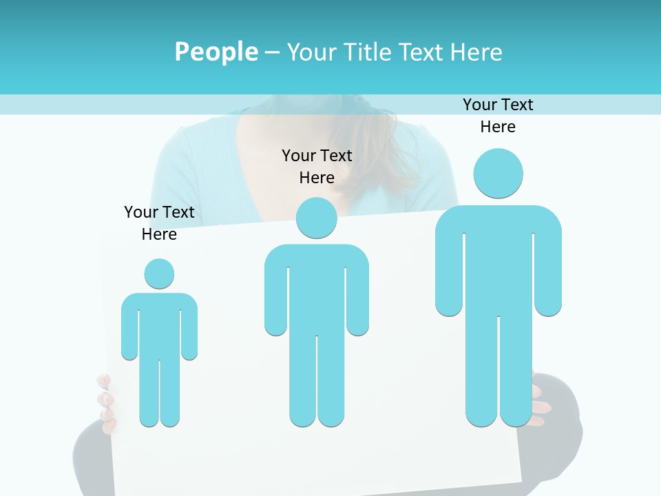 Advertisement Casual Girl PowerPoint Template