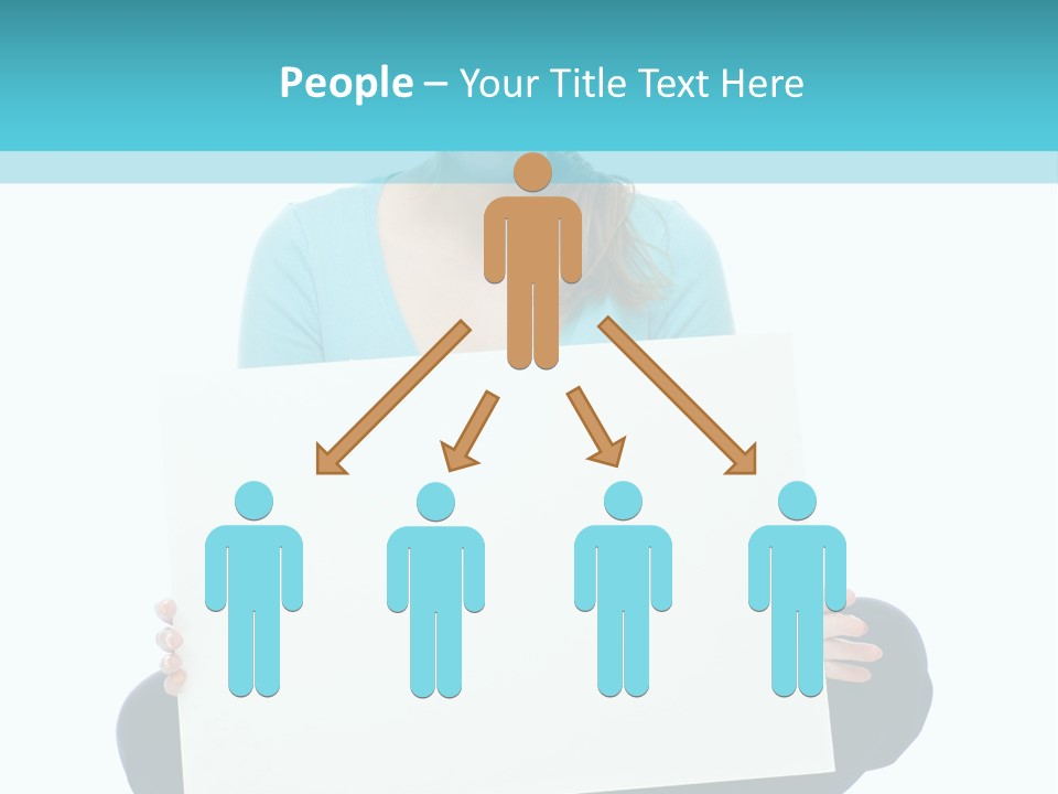 Advertisement Casual Girl PowerPoint Template