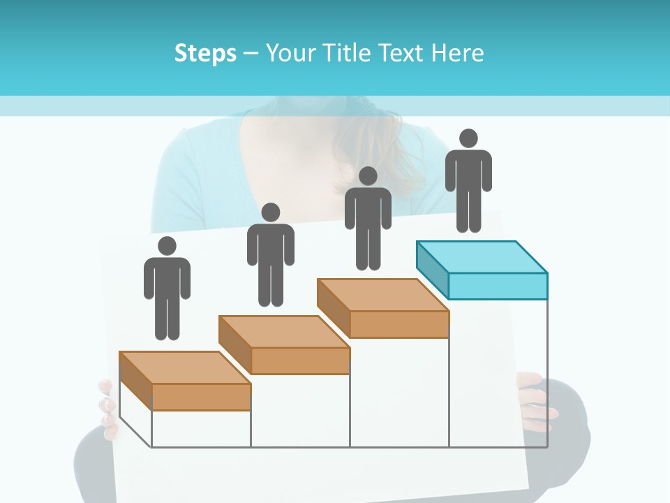 Advertisement Casual Girl PowerPoint Template